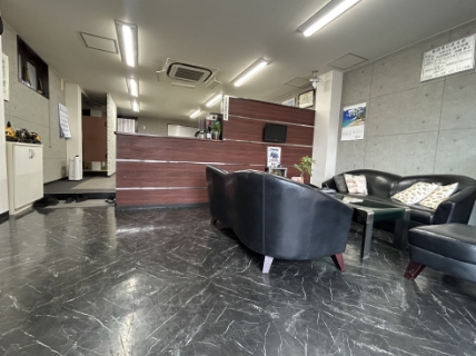 会社のエントランス